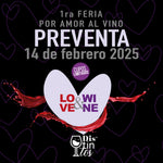 Preventa Feria LOVE and WINE de Vinos DISTINTOS (entrada + copa)