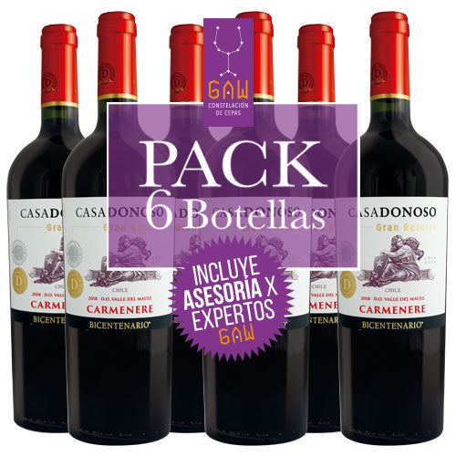 Casa Donoso Bicentenario Carménère Gran Reserva Wine Pack