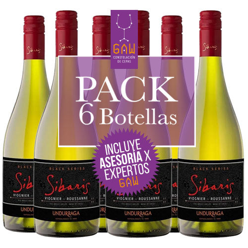 Pack Vinos Undurraga Viognier Sibaris Black Gran Reserva